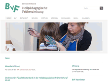 Tablet Screenshot of frueherziehung.ch